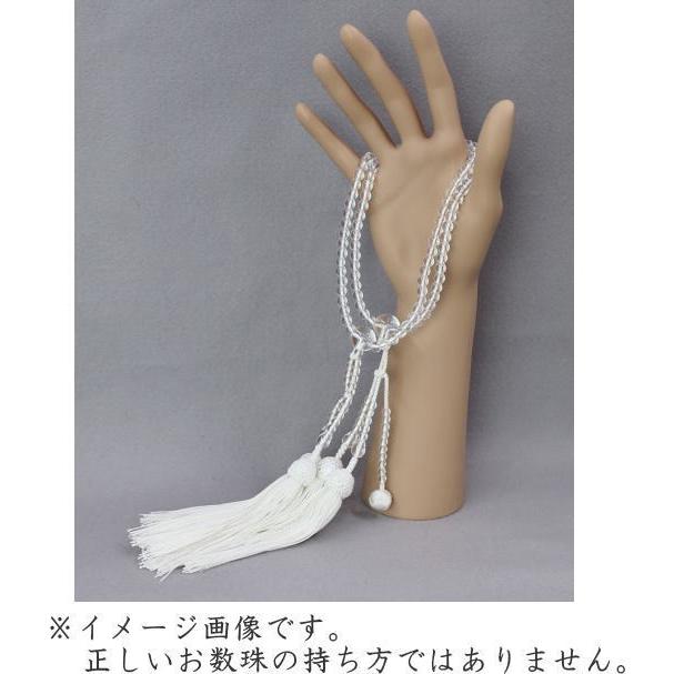 日蓮宗 本式数珠 本水晶 共玉 尺丸玉 正絹頭付房 白緑×銀ホタル 日蓮宗 本式数珠 本水晶 共玉 尺丸玉 正絹頭付房 白緑×銀ホタル