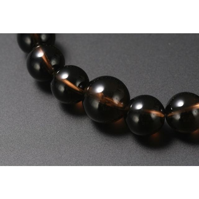 数珠ブレスレット 女性用 男性用 茶水晶 共玉 10mm玉 Pケース入