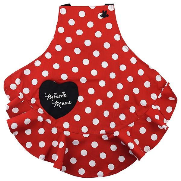 新品 未使用 公式 ディズニー ランド ミニー エプロン 定価9975円 公式