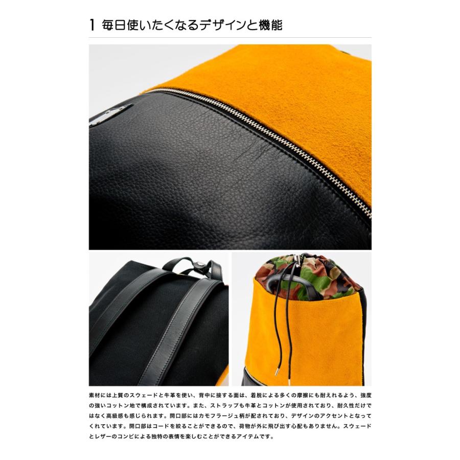 WISCE(ワイス)LEATHER 2WAY KNAPSACK レザー ナップサック リュック