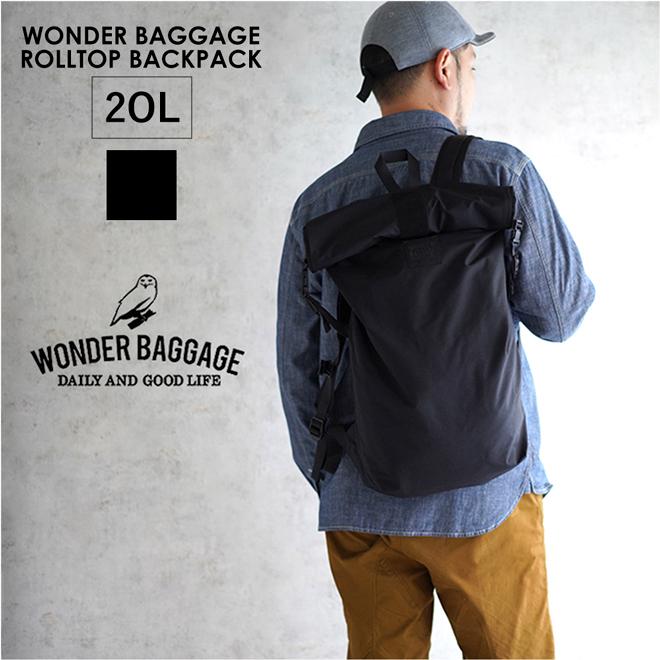 WONDER BAGGAGE ワンダーバゲージ ACTIVATE ROLLTOP BACKPACK リュック 