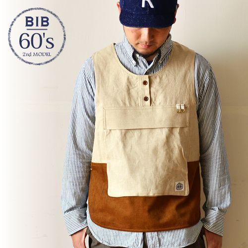 爆買」BIB / ビブ Sequoia -セコイア- ベスト エプロン メンズ 