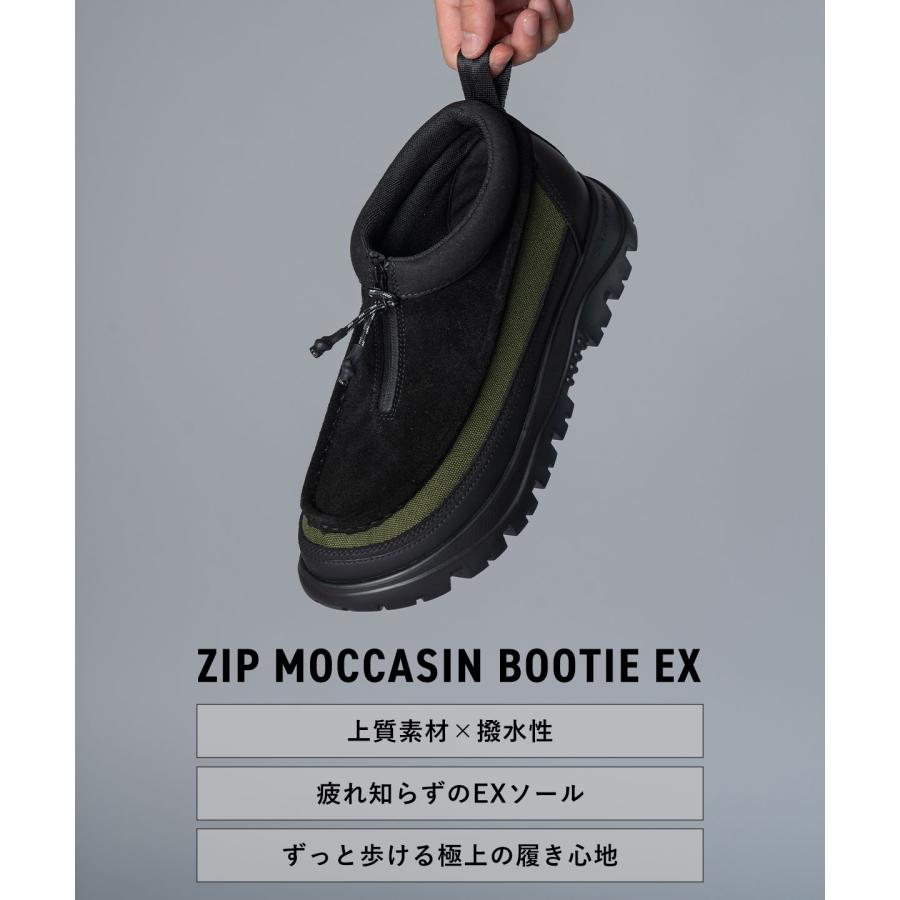 SHAKA シャカ ZIP MOCCASIN BOOTIE EX モカシンシューズ ジップ