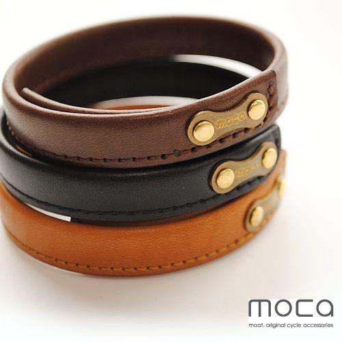 goro's レザー バングル 未使用品 Mサイズ 2本 moca（モカ) レザーバングル＆裾バンド -シングル- アクセサリー
