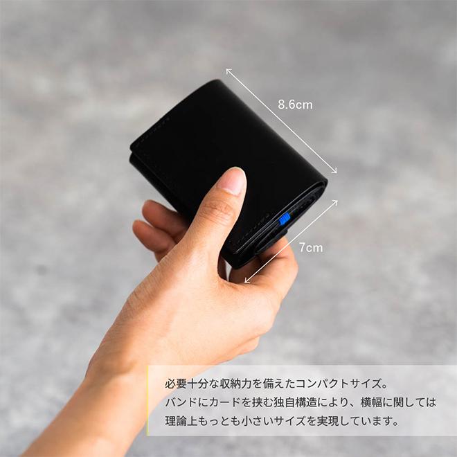 colm コルム LEATHER BANDWALLET レザーバンドウォレット 三つ折り財布