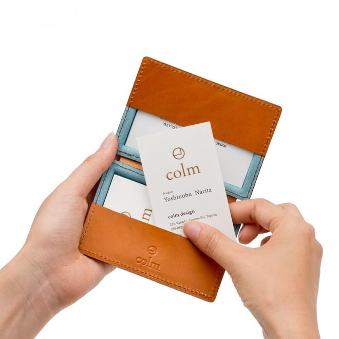 colm コルム レザーカードケース 名刺入れ 本革 日本製 メンズ