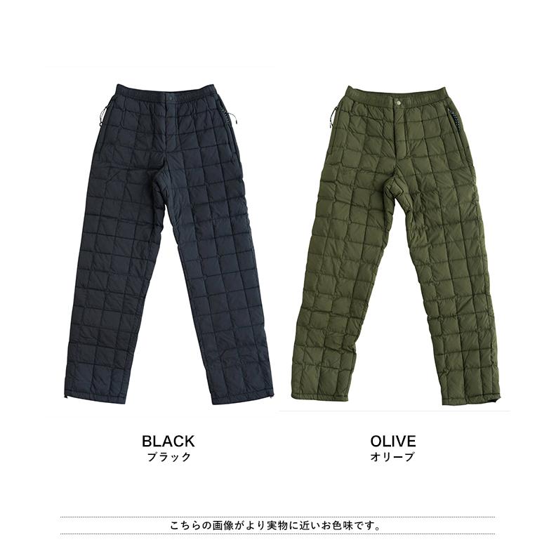 TAION（タイオン） MOUNTAIN DOWN PANTS (UNISEX) マウンテン ダウン
