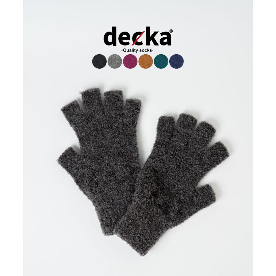 decka デカ Fingerless Gloves Alpaca フィンガーレスグローブ
