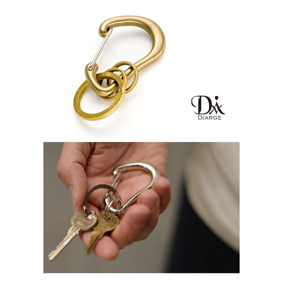 DIARGE / ディアージ BRASS KARABINER KEYRING カラビナ キーリング