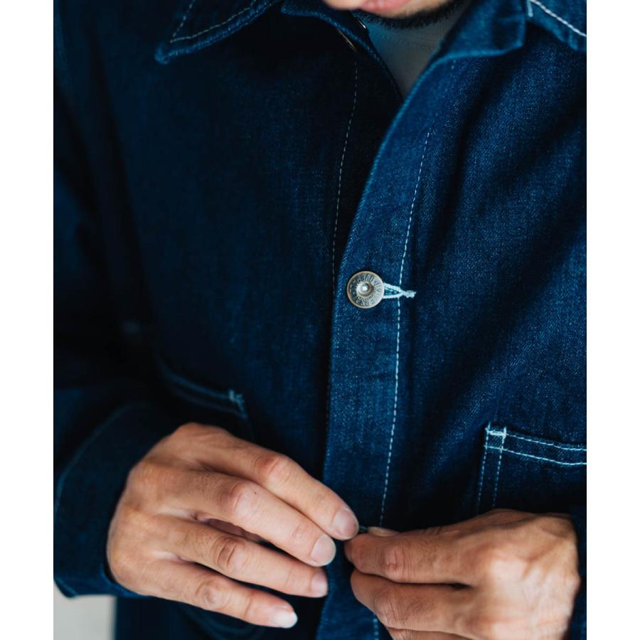 ジャケット・アウター everyone soft denim coverall jacket M everyone soft denim coverall jacket 前橋 M everyone soft denim