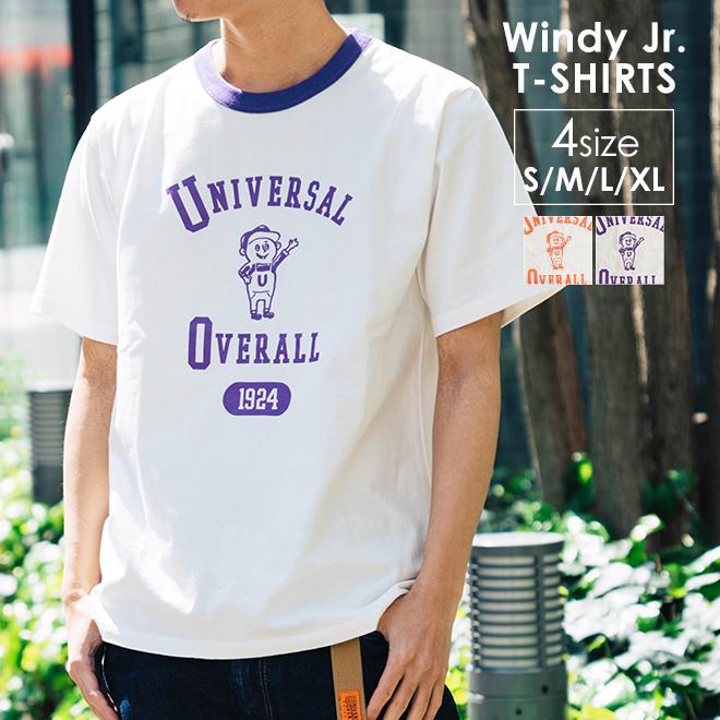 UNIVERSALOVERALL ユニバーサルオーバーオール Windy Jr.Tシャツ 