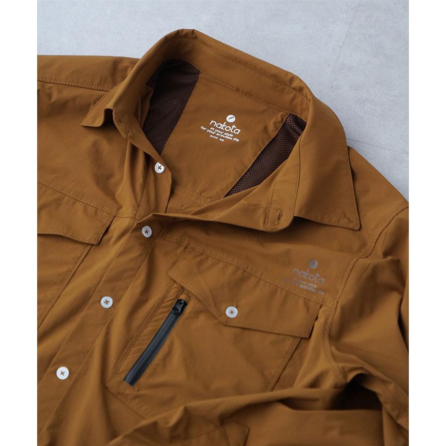 シャツ 長袖 レディース メンズ nakota ナコタ activity Light shirt 撥水 速乾 ストレッチ アウトドア 登山 キャンプ 春 夏｜nakota｜06