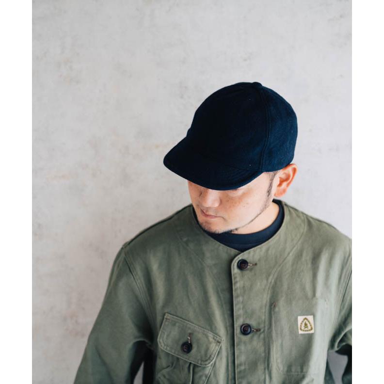 HIGHER（ハイヤー） MELTON CAP メルトンキャップ レザーベルト 帽子
