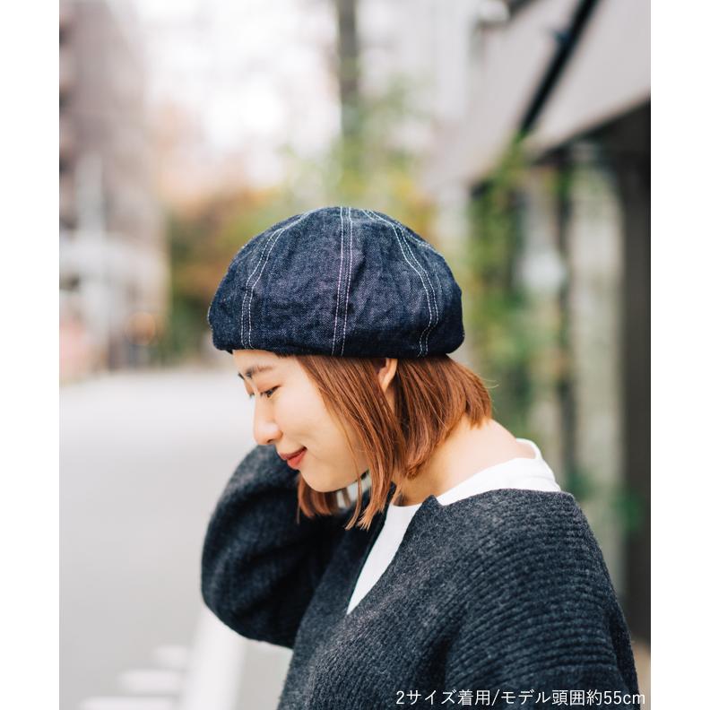 帽子 Beret 8 panel denim ML cph 帽子 Beret 8 panel denim ML cph 帽子 Beret 8 panel denim ML