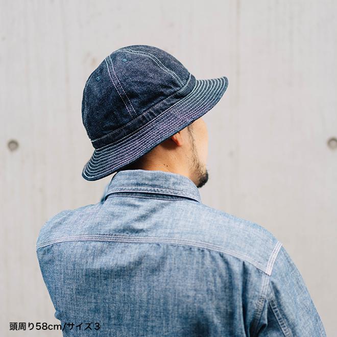 HIGHER ハイヤー SELVEDGE DENIM ONE WASH ハット デニム デニムハット 折りたためる メンズ レディース プレゼント  30代 40代 50代 60代｜nakota｜05