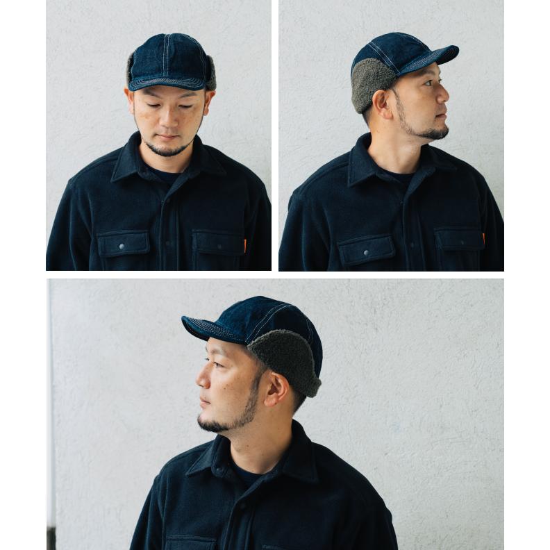 HIGHER（ハイヤー） DENIM & KATSURAGI HUNTER CAP デニム＆カツラギ
