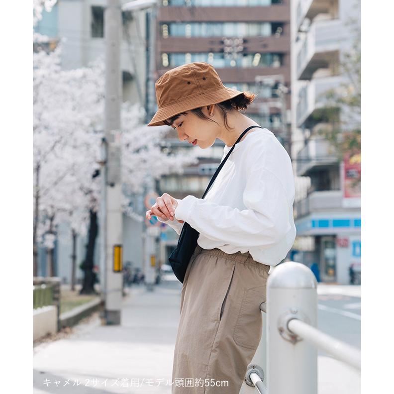 HIGHER（ハイヤー） C/N塩縮グログランバケットハット バケハ 帽子