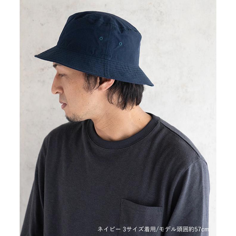 HIGHER（ハイヤー） C/N塩縮グログランバケットハット バケハ 帽子