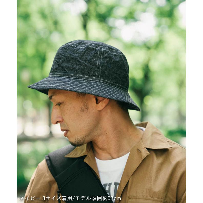 HIGHER（ハイヤー） RIPSTOP DENIM HAT リップストップデニムバケット
