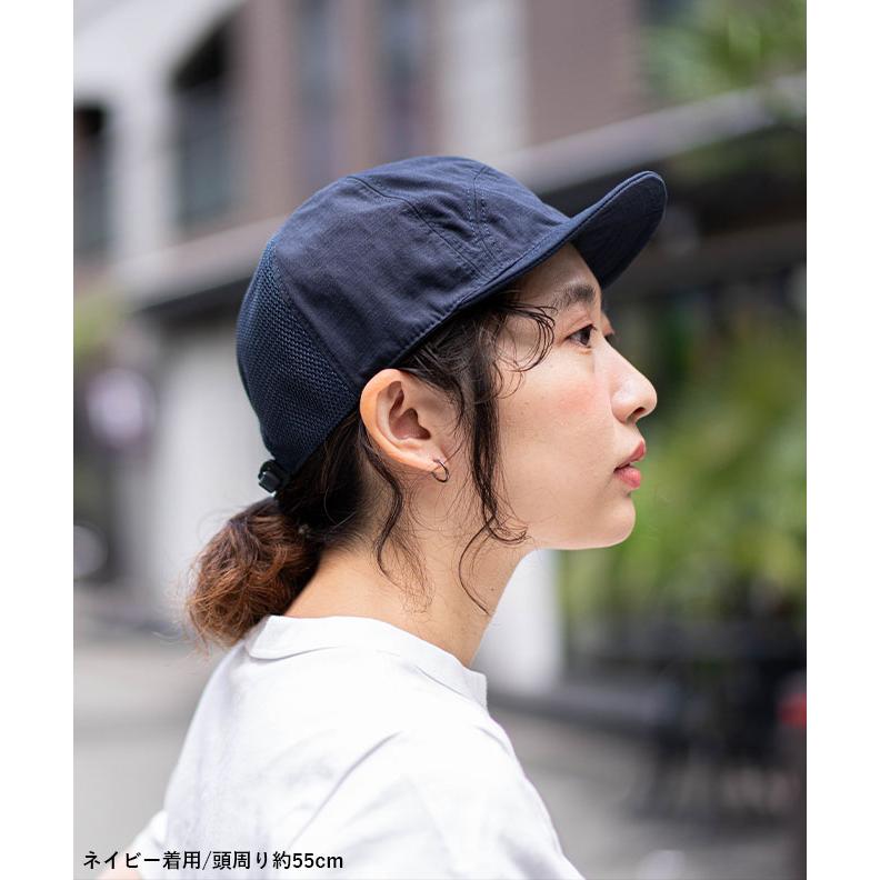 HIGHER（ハイヤー） C/N RIPSTOP 7PANEL MESH CAP コットン ナイロン