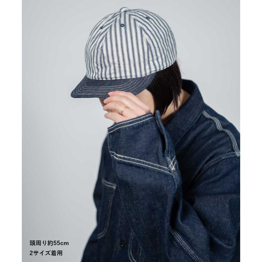 HIGHER（ハイヤー） ハイアー 9oz ヒッコリー×デニムブリム CAP 日本製