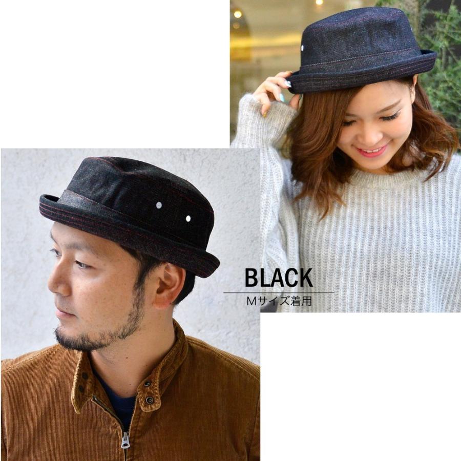 DENIM PORK PIE HAT デニム ポークパイハット 帽子 ハット シルエット