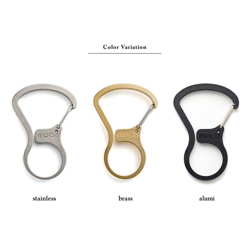 moca（モカ） KARABINER カラビナ キーホルダーシンプルだけど存在感
