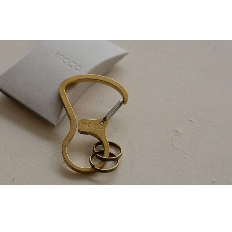 moca（モカ） KARABINER カラビナ キーホルダーシンプルだけど存在感