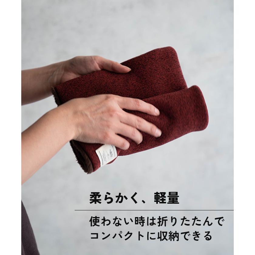Nakota（ナコタ） ボタン付きマイクロボアミックスヘザーネック