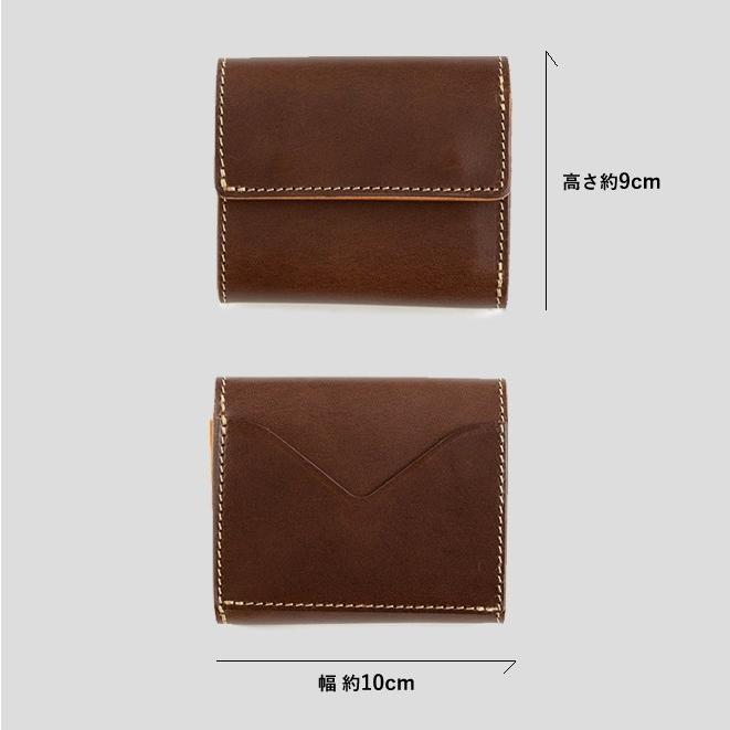 Nakota（ナコタ） nakota Colunaline ブッテーロレザー 三つ折り財布