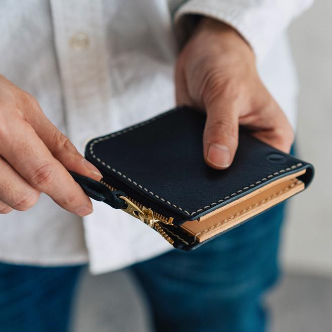 Nakota（ナコタ） L-ZIP WALLET ハンドメイドL字ウォレット 財布