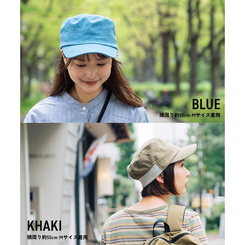 nakota ナコタ LINEN COOL RIB WORK CAP リネン クール リブ ワークキャップ 帽子 麻 ツバ長 メンズ レディース｜nakota｜11