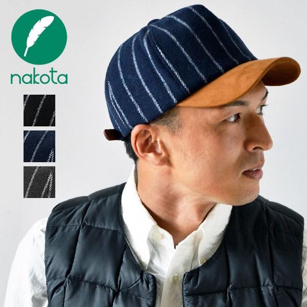 nakota ナコタ メルトンショートトリップキャップ 帽子 ストライプ ウール 秋 冬 旅 メンズ レディース ユニセックス｜nakota｜01