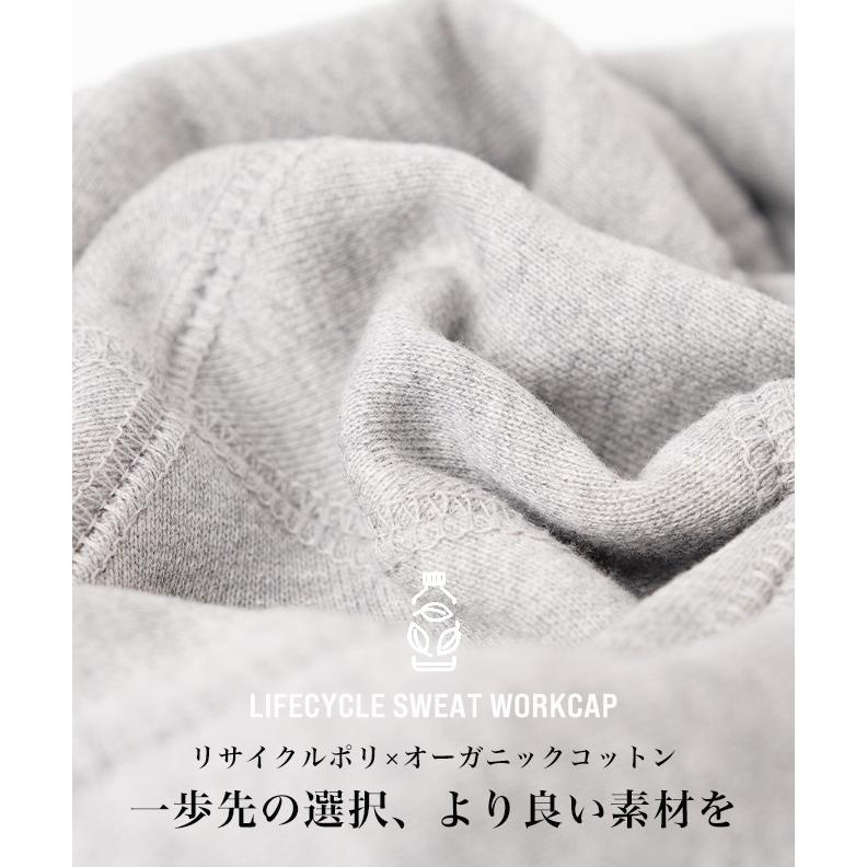 nakota ナコタ Lifecycle Sweat Work Cap ライフサイクル スウェット ワークキャップ 帽子 メンズ レディース 大きいサイズ 深め | Nakota | 14