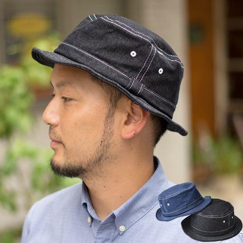 OLDMAN'S ( オールドマンズ ) DENIM HAT デニム ハット 帽子 ポークパイ バケットハット 短ツバ オールシーズン アメカジ  メンズ : old2684 : Nakota - 通販 - Yahoo!ショッピング