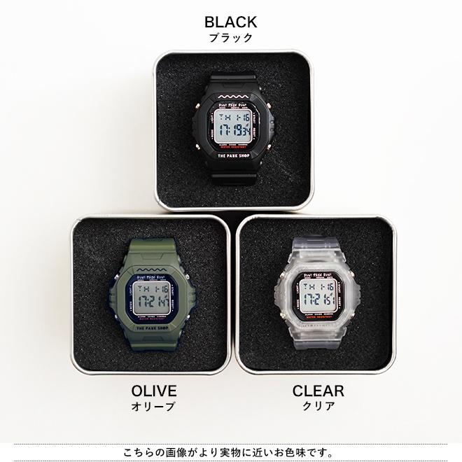 THE PARK SHOP ザ パークショップ TECHBOY WATCH 腕時計 デジタルウォッチ キッズ 子供 大人 親子 ペア プレゼント  30代 40代 50代 60代の画像