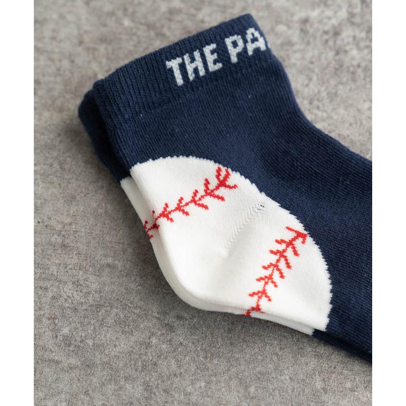 THE PARK SHOP ザ パークショップ ANKLE BALL SOCKS アンクルソックス キッズ 靴下 ベースボール 男の子 プレゼント  30代 40代 50代 60代 |  | 01