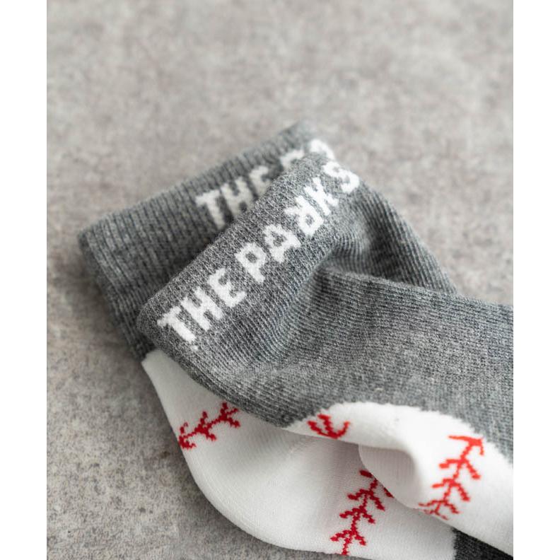THE PARK SHOP ザ パークショップ ANKLE BALL SOCKS アンクルソックス キッズ 靴下 ベースボール 男の子 プレゼント  30代 40代 50代 60代 |  | 02