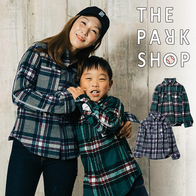 THE PARK SHOP ザパークショップ HOLIDAYS NEL SHIRT ネルシャツ チェ
