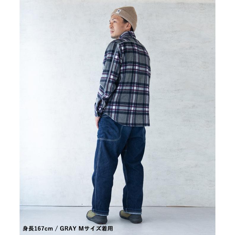 THE PARK SHOP ザパークショップ HOLIDAYS NEL SHIRT ネルシャツ チェ