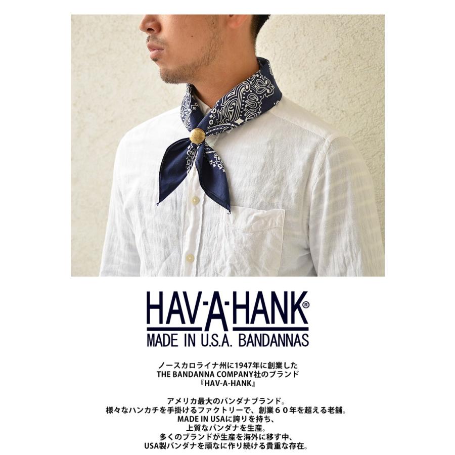 キャピタル　ブロンズ イカリ バンダナリング　コンチョ HAV-A-HANK ハバハンク ペイズリー柄 バンダナ コンチョチーフ コイン