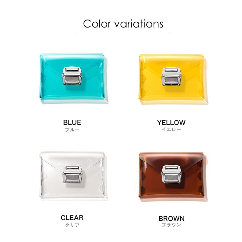 kachan カチャン カードケース クリア 透明 クリアカードケース