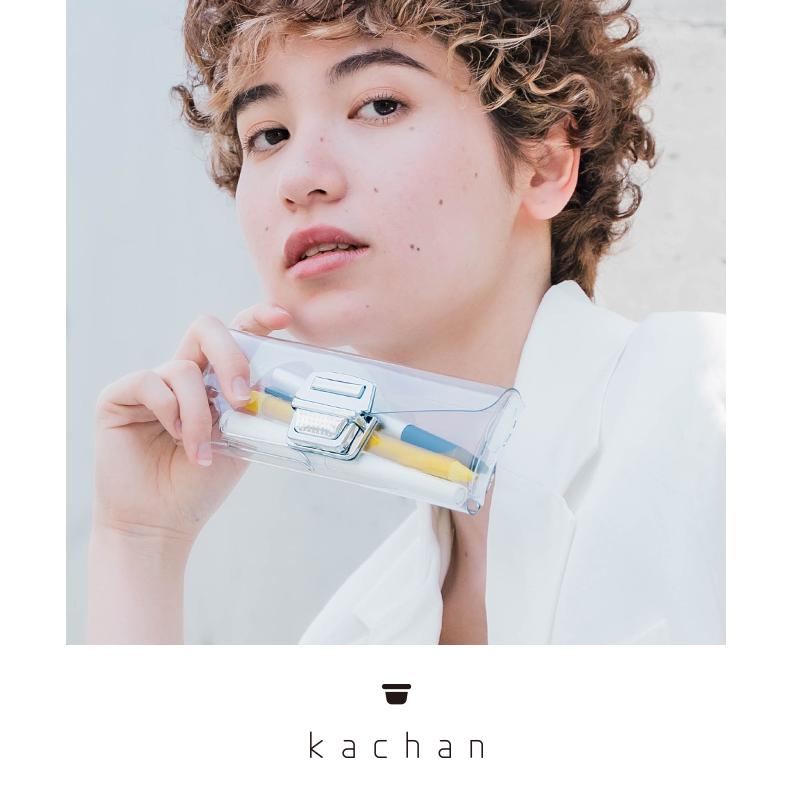 kachan ペンケース ミニポーチ クリアポーチ ポーチ 筆記用具入れ