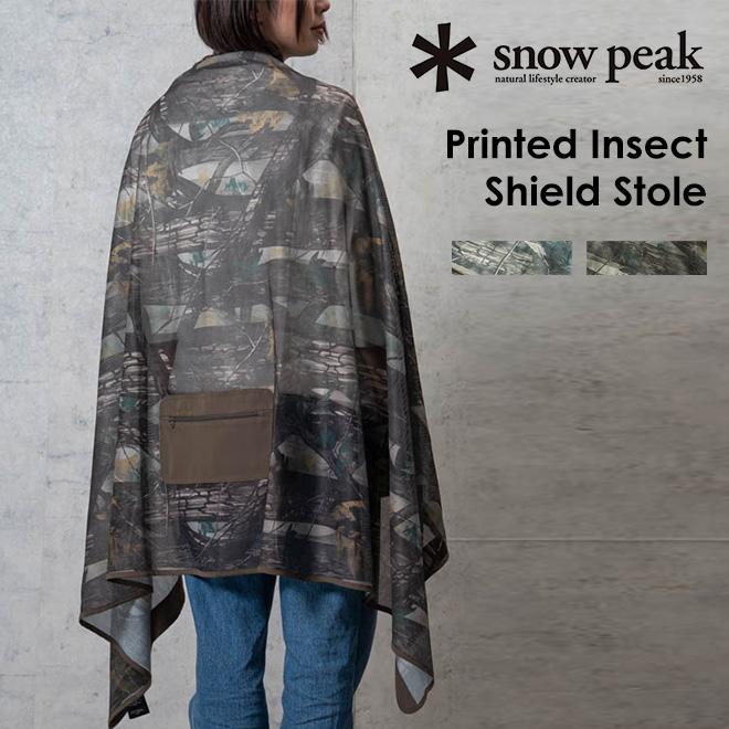 snow peak（スノーピーク） Printed Insect Shield Stole ストール