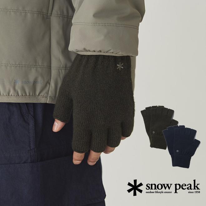  peak スノーピーク　グローブ 手袋 新品未使用 送料込み snow peak（スノーピーク） Wool Knit Gloves 手袋 ニットグローブ
