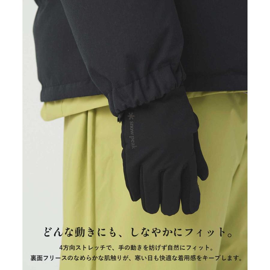 snow peak（スノーピーク） Polartec Power Stretch Gloves 手袋