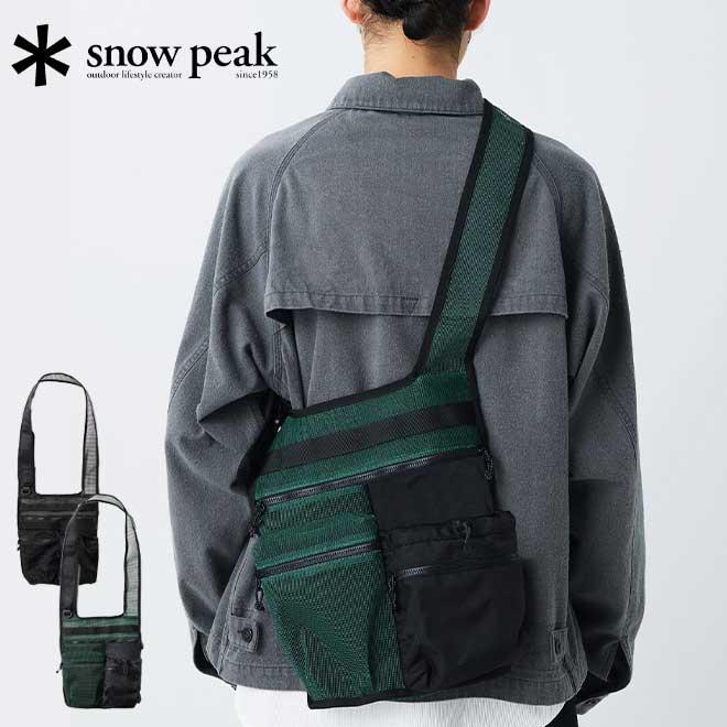 snow peak（スノーピーク） Mesh Bag メッシュ ショルダーバッグ 