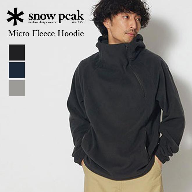 snow peak（スノーピーク） Micro Fleece Hoodie マイクロ フリース