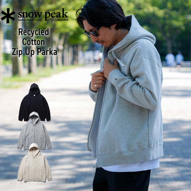 snow peak（スノーピーク） ジップ アップ パーカー リサイクル