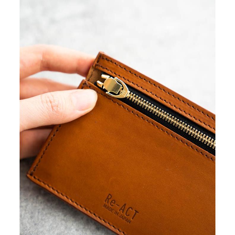 RE.ACT（リアクト） 「爆買」RE.ACT Liscio Slim Wallet フラグメント